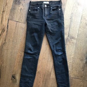 Madewell high riser skinny jeans